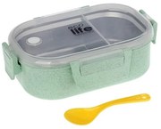 Ecolife Φαγητοδοχείο 900ml Με Χώρισμα Light Green 33-BO-9074