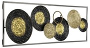 Διακοσμητικό Τοίχου Numazu 426008 31x90cm Black-Gold Eglo Steel