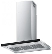 Franke FTLN I H45 X/BK GLASS A90 Inox-Μαύρο Κρύσταλλο Κεντρική Καμινάδα 90cm