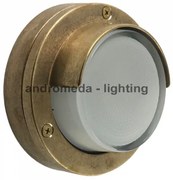 Απλίκα Φωτιστικό Τοίχου Bulkhead Ορείχαλκου G9/Gx5.3 Ip64 60W 67H Andromeda-67H-Ορείχαλκος 67H