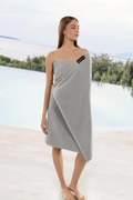 ΠΕΤΣΕΤΑ ΘΑΛΑΣΣΗΣ 90x175cm GUY LAROCHE - TONE 2 TONE SILVER