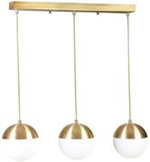 Φωτιστικό Οροφής - Ράγα Kure 941RTN1224 55x15x70cm 3xE27 40W Gold-White Opviq