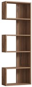 Βιβλιοθήκη Cascade pakoworld σε sonoma  απόχρωση 51.8x22x150εκ - 120-000520