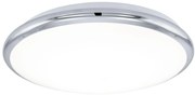 Φωτιστικό Οροφής Led Manilva 93496 White-Silver Eglo Μέταλλο,Πλαστικό