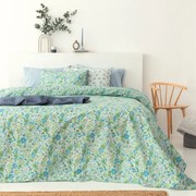 Σεντόνια Υπέρδιπλα (Σετ) Palamaiki Fashion FL6232 Πράσινο,Γαλάζιο ΧΩΡΙΣ ΛΑΣΤΙΧΟ 240x260