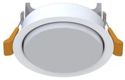 Σποτ Φωτιστικό Χωνευτό Στρογγυλό Μικρό GX53 15W IP20 Uno Nowodvorski-10840-Λευκό 10840