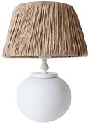 Φωτιστικό Επιτραπέζιο 687HMY2301 30x46cm E27 40W White-Oak Opviq