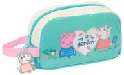 θερμική Θήκη Μεταφοράς Σνακ Peppa Pig Pretty flowers Κίτρινο Μέντα 21,5 x 12 x 6,5 cm
