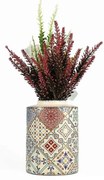 Βάζο 697ELD1224 Φ12x17cm Multi Aberto Design Κεραμικό