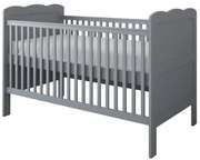 Βρεφικό προεφηβικό Κρεβάτι Alice Grey  70x140cm   BC10021  BabyCute