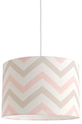 Παιδικό Φωτιστικό Κρεμαστό Hesperis Chevron 35x24cm Ε27 Sand-Pink Veis