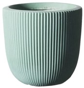 Supergreens Γλάστρα Πήλινη Στρογγυλή ''Stripe'' Βεραμάν XL 44x44x36,5 εκ.