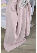 Κουβέρτα Βρεφική DT449 Pink Down Town Κούνιας 90x120cm 100% Cotton