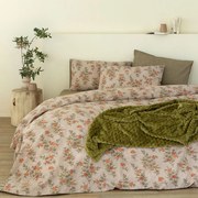 Σεντόνια FL6245 (Σετ 4τμχ) Beige Palamaiki Υπέρδιπλo 240x260cm 100% Βαμβάκι