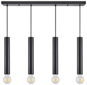 Φωτιστικό Οροφής Πολύφωτο Homelighting Adept Tube 77-8674 Black