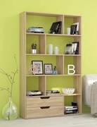 Βιβλιοθήκη Apolo2 110x32x185 DIOMMI 31-042 DIOMMI-31-042