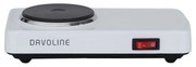 Davoline EK-450W Επιτραπέζια Εστία Εμαγιέ Μονή Λευκή