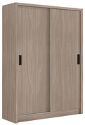 Ντουλάπα Δίφυλλη VANITY Συρόμενη Καρυδί MDF 120x60x200cm