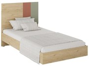 Megapap Κρεβάτι Terra Florida Oak 100x200εκ.