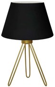 Φωτιστικό Επιτραπέζιο Trip 204-0085 22x22x33cm 1xE27 Gold-Black GloboStar
