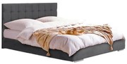 Επενδυμένο Κρεβάτι New Cagliari Fylliana Γκρί 160x200 εκ. 167x214x115 εκ.