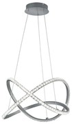 Φωτιστικό Οροφής Rubin R32021105 1xLed 26W Φ50cm 150cm Silver RL Lighting Metal