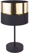 Φωτιστικό Επιτραπέζιο Hilton 5467 1xΕ27 15W Φ30cm 45cm Gold-Black TK Lighting