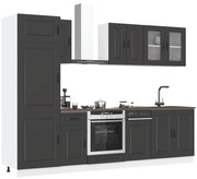vidaXL Σετ Ντουλάπια Κουζίνας 8 Τεμαχίων Kalmar Επεξεργασμένο Ξύλο