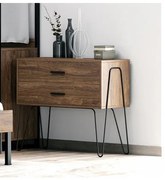 KS Strom  Τουαλέτα Μέταλλο-Μελαμίνη Δισύρταρη 90x46 Kouppas Charmy BEST-803115