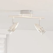 vidaXL Σποτ οροφής Ματ νικέλ 27 x 14 x 12 εκ Ατσάλι