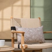 Μαξιλάρι Διακοσμητικό (Με Γέμιση) Padova 02 Beige Teoran 30X50 Βαμβάκι-Πολυέστερ