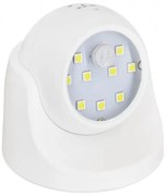 Φωτιστικό Μπαταρίας Κάμερα Λευκό LED SMD 3W-PIR Αισθητήρα Κίνησης Ψυχρό 6000K 79000 Globostar 79000 Λευκό