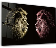 Πίνακας Γυάλινος 672BRS3971 110x70cm Multi Wallity Οριζόντιοι Γυαλί