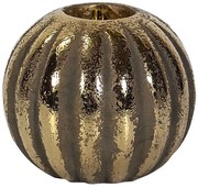 Κηροπήγιο Για Ρεσώ 0024-124-150 12x10cm Gold-Sand Κεραμικό
