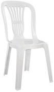 Καρέκλα C11423 ΒΙΕΝΝΗΣ Πλαστική Λευκή 44x50x87 εκ. 44x50x87 εκ.
