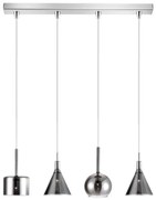 Φωτιστικό Οροφής - Ράγα 01047-09BR G9 LED 85cm Smoke Luma