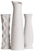 Βάζο ArteLibre Λευκό Κεραμικό 33.5cm Σε 3 Σχέδια-05160828
