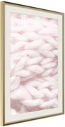 Αφίσα - Pale Pink Knit - 40x60 - Χρυσό - Με πασπαρτού