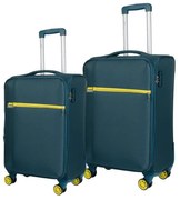 Βαλίτσα Trolley Oblivion (Σετ 2Τμχ) 5100 50/60cm Petrol-Yellow Cardinal