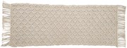 Χαλί Macrame ΚΟΜΒΟΣ 100% Cotton Natural 60x140