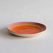 Κεραμικό Πιάτο Φαγητού Sunrise Πορτοκαλί/Ροζ Ø22cm Musango