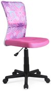 DINGO chair color: pink with decorations DIOMMI V-CH-DINGO-FOT-RÓŻOWY DIOMMI-60-20605