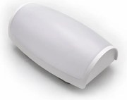 Adeleq LED Απλίκα PC 12W 4000K IP65 Λευκή 21-01210