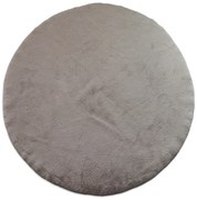 Γούνινο Στρογγυλό Χαλί (Φ160) New Plan Puffy FC5 Taupe