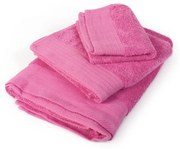 Πετσέτα Σετ 3τμχ Πενιέ Pink DimCol Towels Set 100% Βαμβάκι