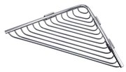 Γωνιακό καλάθι σχαρωτό χρωμέ RETI 9636 KARAG 21x21x3cm - 9636 - 9636