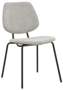 Καρέκλα Pietro 50x53x83cm Grey-Black