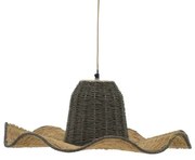 Φωτιστικό Οροφής Darla Inart E27 Φυσικό Φ57X110 εκ 311-000013-311-000013-Καφέ 311-000013