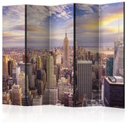 Διαχωριστικό με 5 τμήματα - New York Morning II [Room Dividers] 225x172