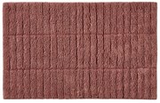 Πατάκι Μπάνιου Tiles 33433 Peach Red Zone Denmark 50 X 80 100% Βαμβάκι
